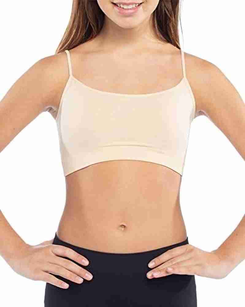 LSARI Regular Thin Strap Bra for Girls Non-Wired Gym Workout Women