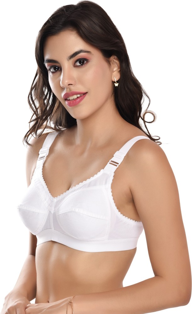 A-La-Mode DD Size 36B White Everyday Lightly Padded Cotton Bra - 3 pc in  Ajmer at best price by Paliwal Uniforms & Bag House - Justdial