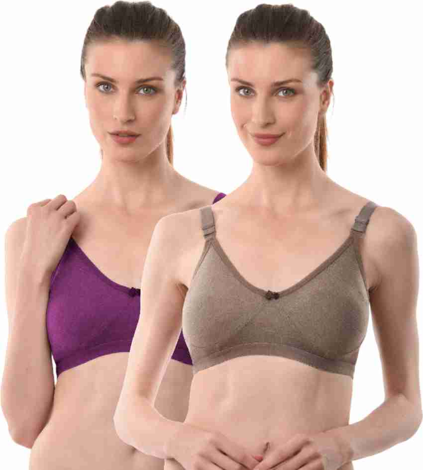 Buy Vanila D Cup Size Seamless Bra Lingerie with milanch Fabric(Size 42,  Pack Of 2) Women Bralette Non Padded Bra Online at Best Prices in India |  Flipkart.com