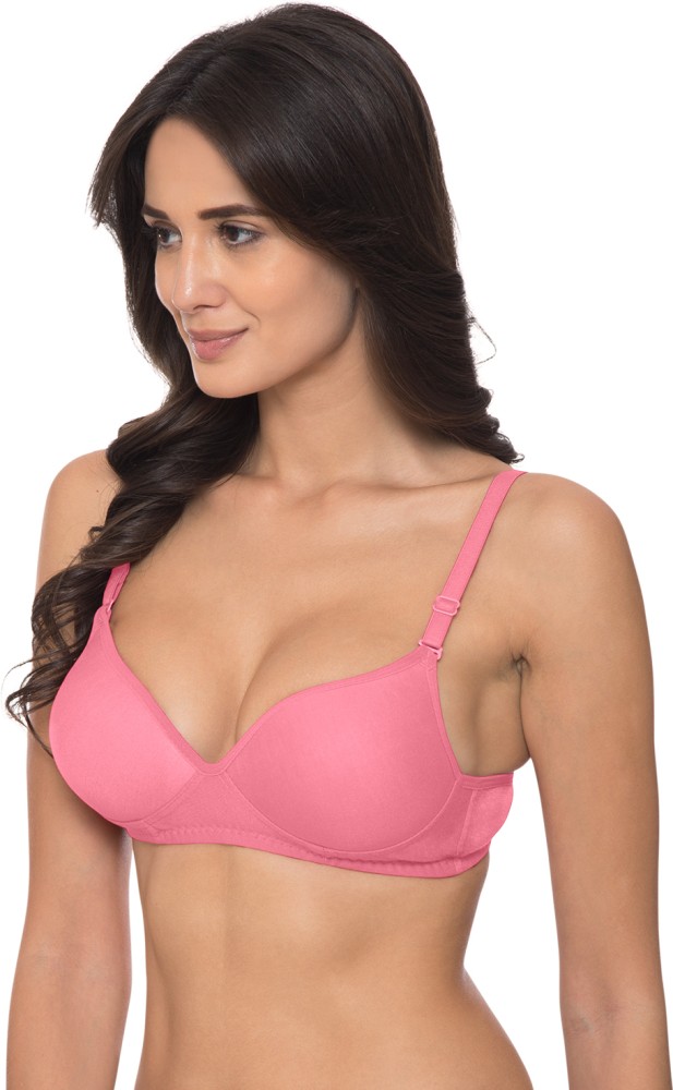 KOMLI Komli Heavily Padded Cotton Rich Bra, Wireless