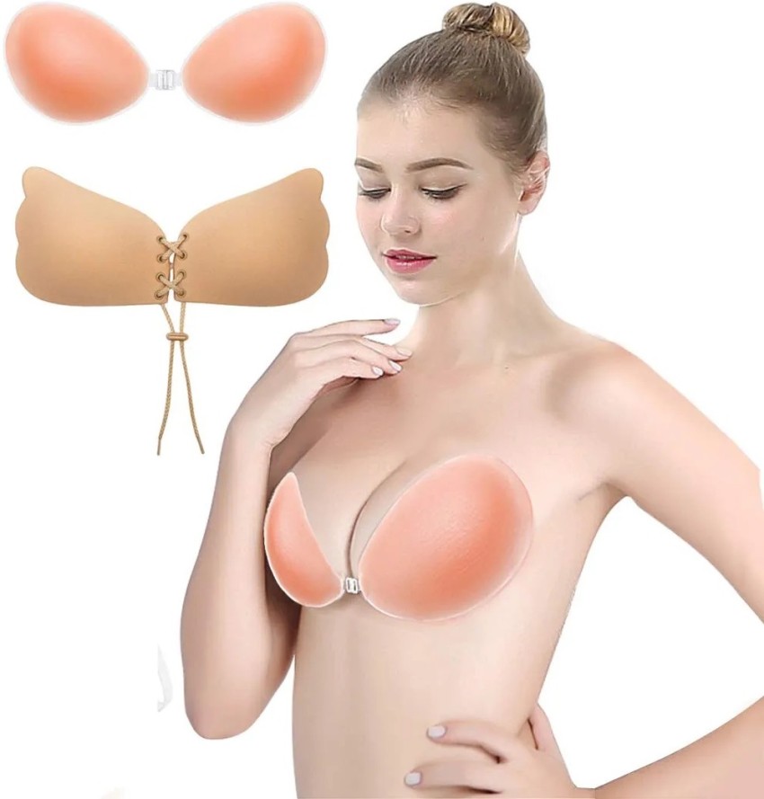 ActrovaX Strapless Invisible Adhensive silicon stick on Butterfly Bra Women  Stick-on Non Padded Bra - Buy ActrovaX Strapless Invisible Adhensive  silicon stick on Butterfly Bra Women Stick-on Non Padded Bra Online at