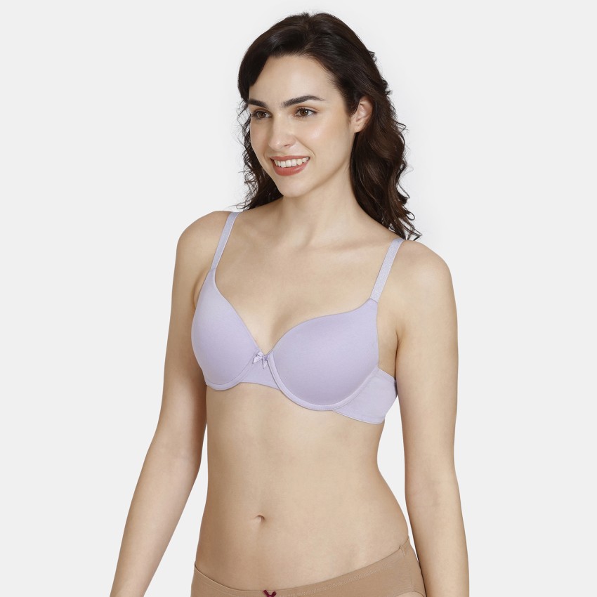 Buy Zivame Satin Strapless Padded Balconette Bra- Mystic Magenta Online at  Low Prices in India 