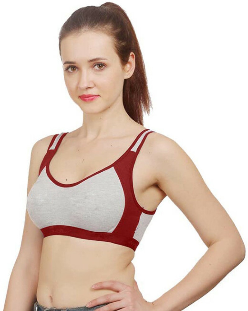 Buy POOJA RAGENEE Pack Of 3 Non Padded Non Wired Sports Workout