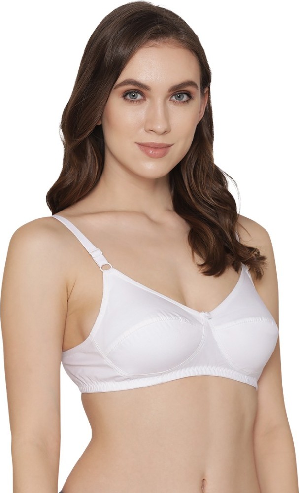 Buy Bralux Women's Cotton Hosiery T-Shirt Non-Wired Non-Padded Bra,  White-Skin B Cup, Size 36B,Set of 2 - Bela Online In India At Discounted  Prices