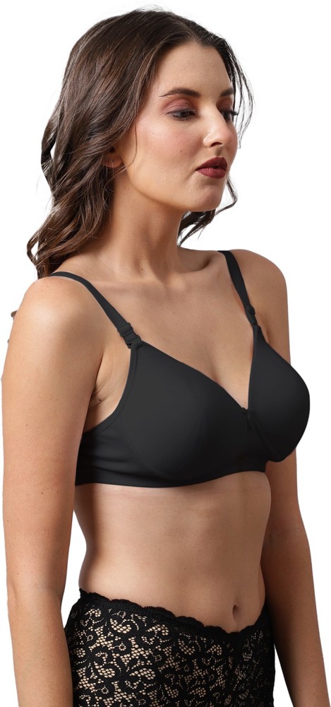 Bewild Padded non wired Backless bra with transparent straps and