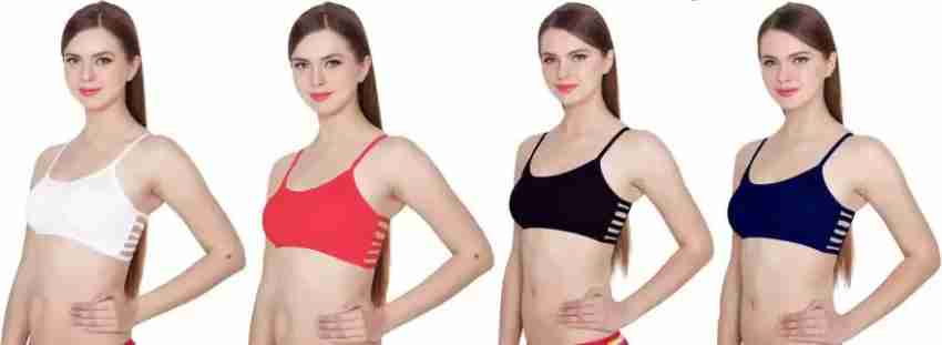 TEX INDIA 6 PATTI PACK OF 4 Women Cage Bra Lightly Padded Bra - Buy TEX  INDIA 6 PATTI PACK OF 4 Women Cage Bra Lightly Padded Bra Online at Best  Prices in India