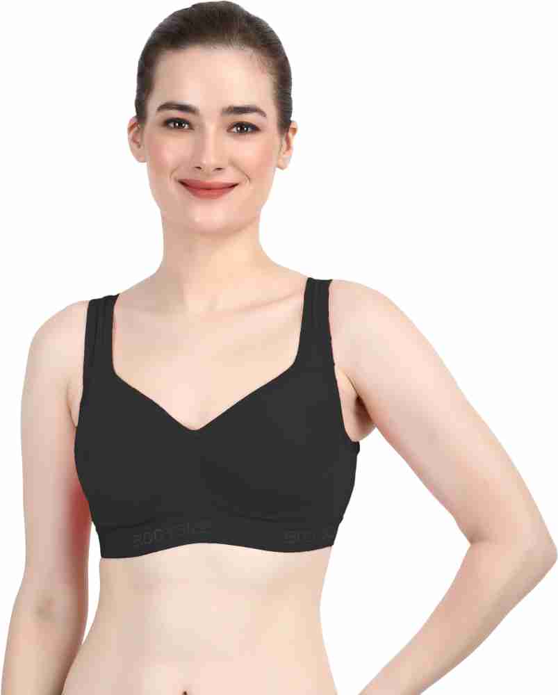 BODYSIZE Women's Padded Sports Bra SF-28 (Havily Padded, Super