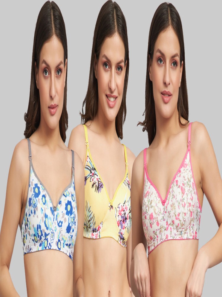 Buy Assorted Pack of 3 Padded Bras Online India, Best Prices, COD