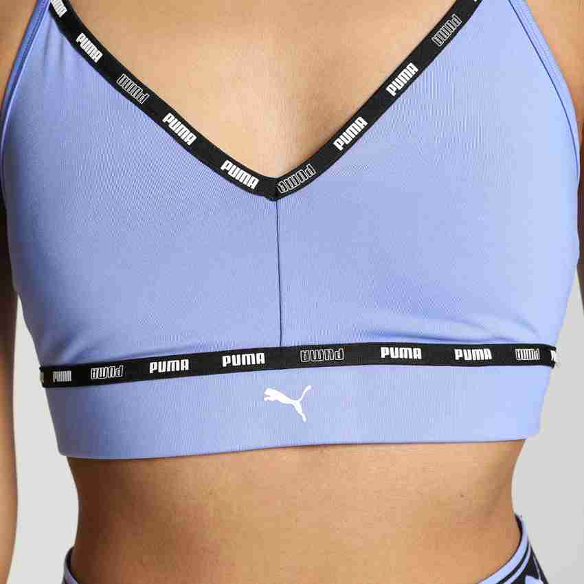 Buy Puma Strong Strappy Women Blue Sports Bra Online