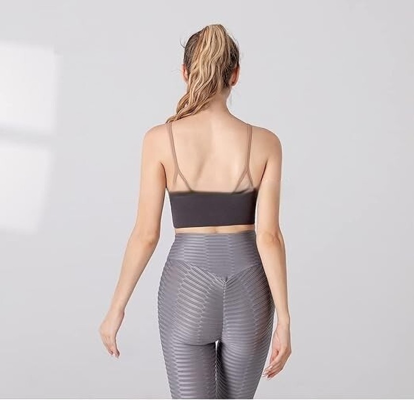 Dilency Sales Sports Bra for Gym, Yoga with Removable Pads