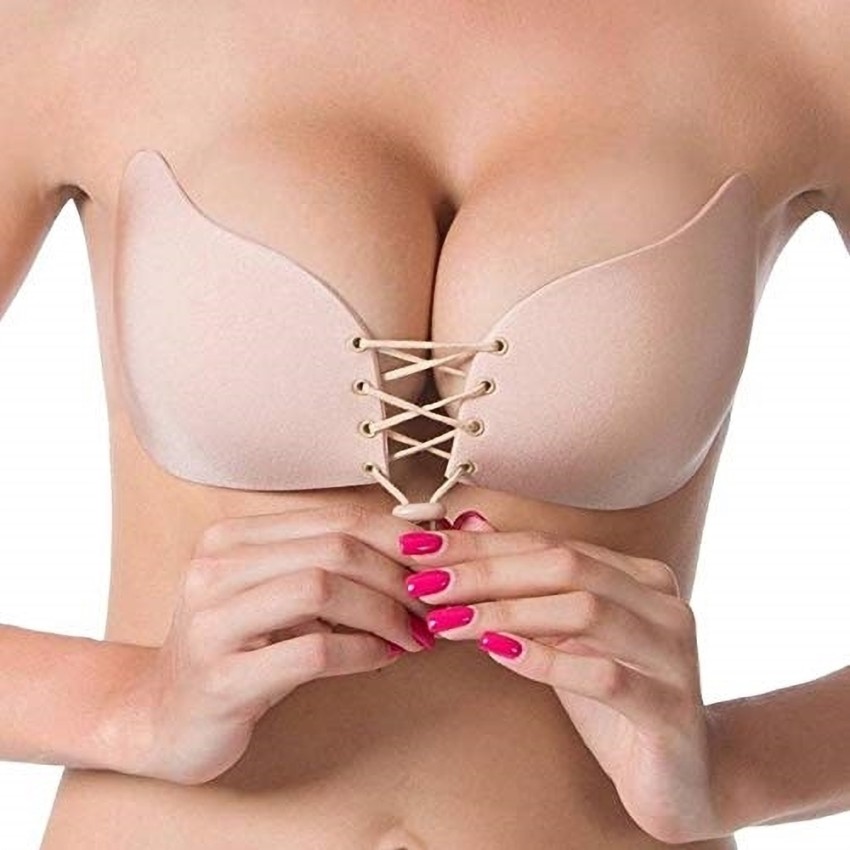 Fashnak 3D Sticky Push-Up Women Push-up Lightly Padded Bra