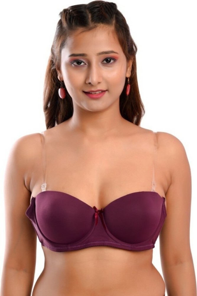 Zylum Fashion Backless Bras with Transparent Invisible Strap Women