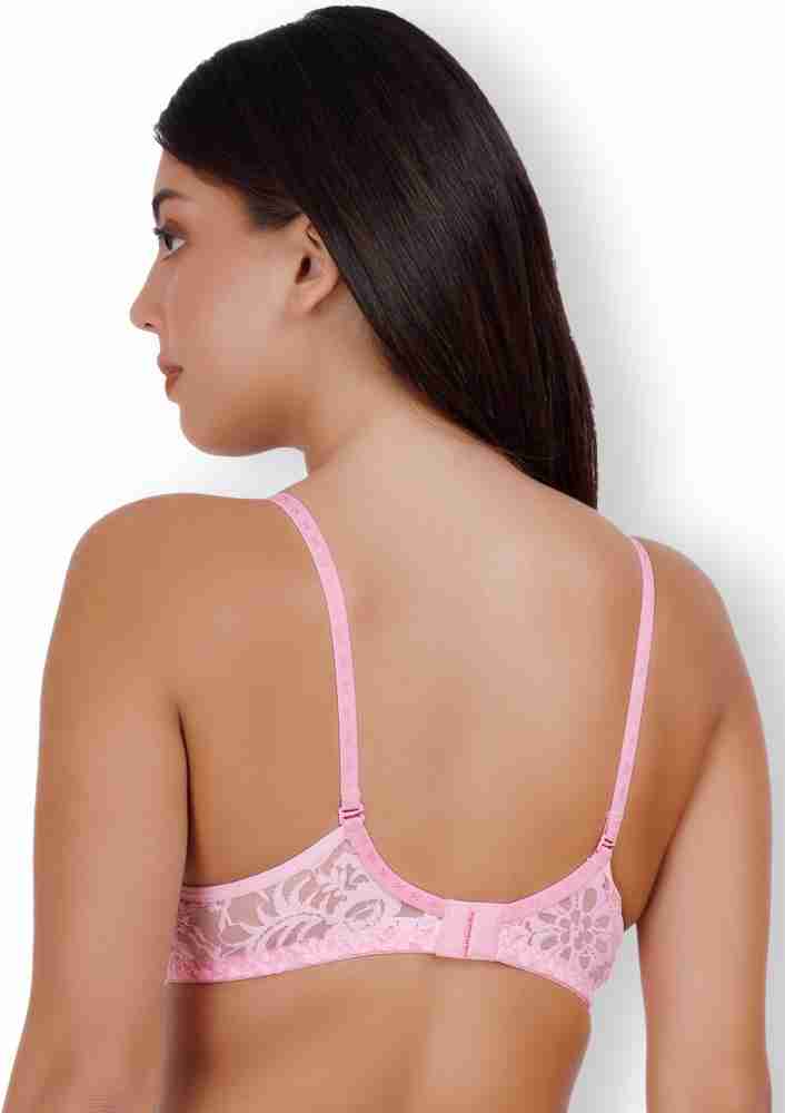 Pink Bras Underwire Bra Push Up T Shirt Bra Modern Demi Bra Lightly Padded  Bra with Convertible Straps (Black, L) : : Clothing, Shoes &  Accessories