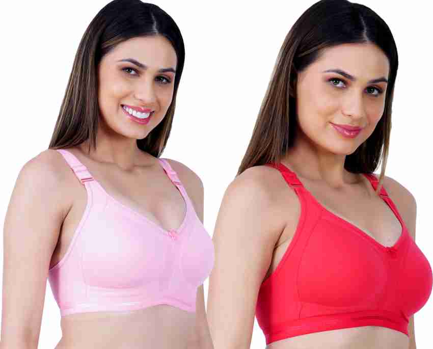 Ladyland Women T-shirt Non Padded Bra - 42c, White at Rs 286/piece