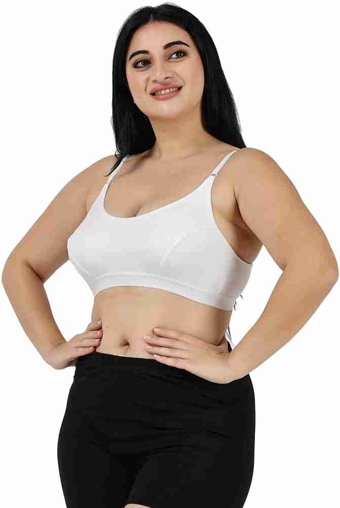 Lycra Cotton Non-Padded Black Plain Sports Bra, Size: 32B in Delhi at best  price by R.S Hosiery - Justdial