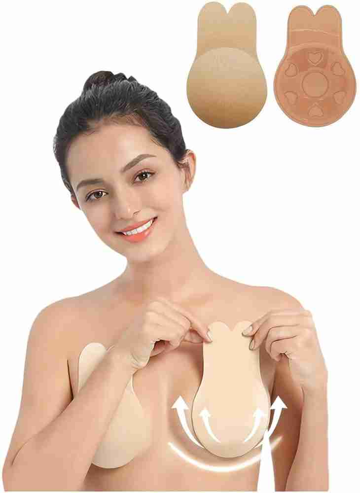 Finethread Women's Lift up Invisible Bra Tape Push up Strapless Bra Self Adhesive  Backless Sticky Bra