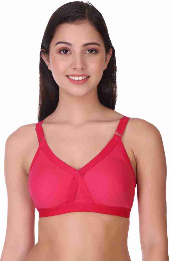 Buy POOJARAGENEE Women's Comfort Cotton Blend Sports Bra Online In India At  Discounted Prices