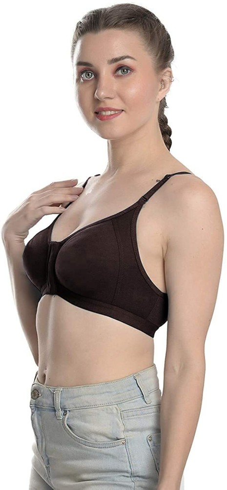 RKVILLA Front Hook Bra in multicolor - Pack of 2 - 30 to 50 Size Women Full  Coverage Non Padded Bra - Buy RKVILLA Front Hook Bra in multicolor - Pack  of 2 - 30 to 50 Size Women Full Coverage Non Padded Bra Online at Best  Prices in India