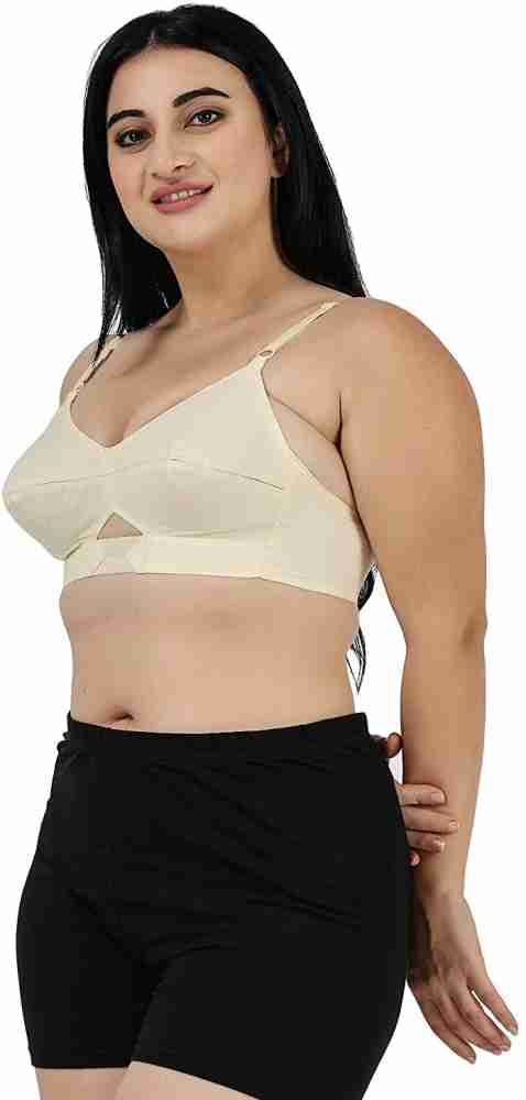 Seamless Wirefree Non-Padded Bra with Concealed Shaper Panel - Peach Blossom  in Kannur at best price by Chamayam Plus - Justdial