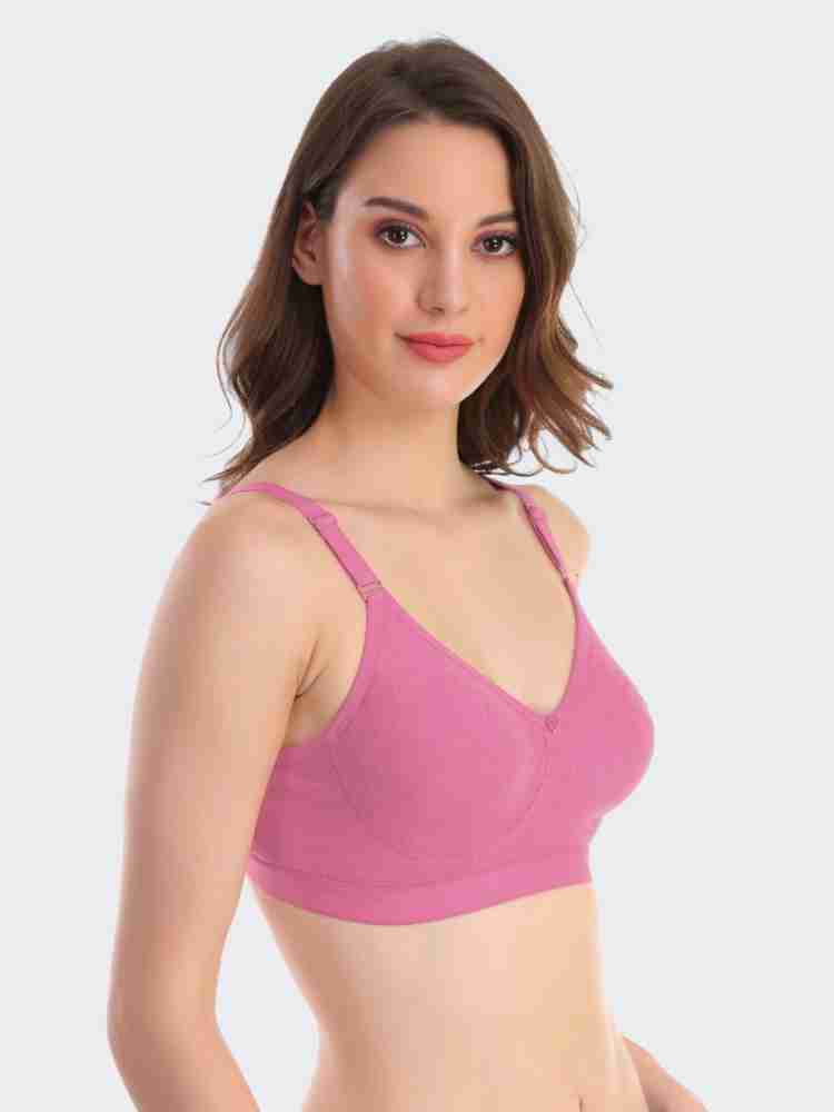 Buy fasense Double Layer Women Everyday Non Padded Bra (Pink,Green) Online  at Best Prices in India - JioMart.