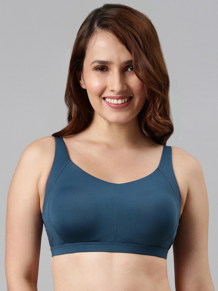 Enamor F089 Lace Bra - Medium Coverage Padded Wirefree - Peacock Green-89  32B in Narasaraopet at best price by The Girl Exclusive Leg Wear Inner Wear  - Justdial