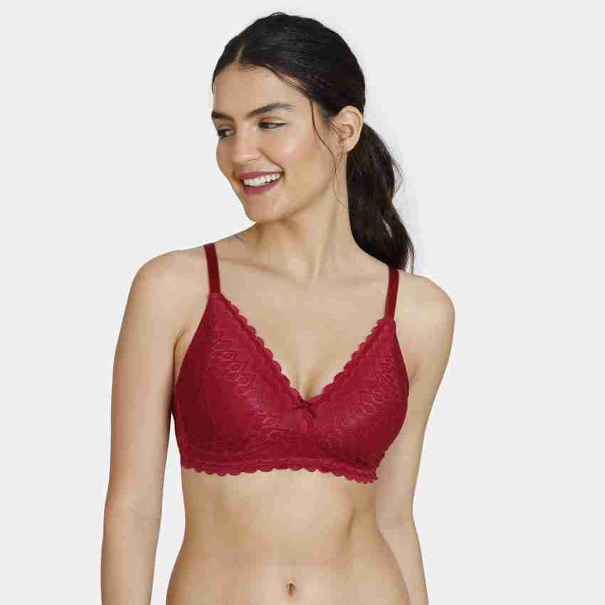 Buy Women Red Lace Padded Bras Online in India - Zivame