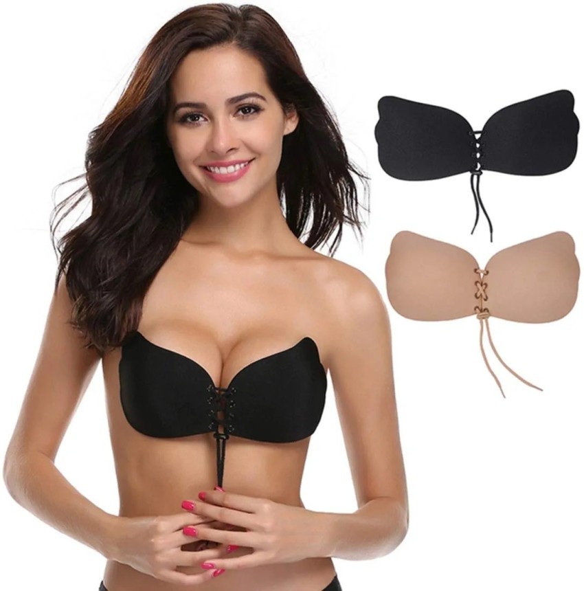 ASTOUND Sticky Bra Non padded Silicone Gel Women Stick-on Lightly Padded Bra  - Buy ASTOUND Sticky Bra Non padded Silicone Gel Women Stick-on Lightly Padded  Bra Online at Best Prices in India