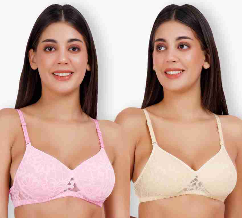 Selfcare New Summer Collection Women T-Shirt Lightly Padded Bra (Multicolor)