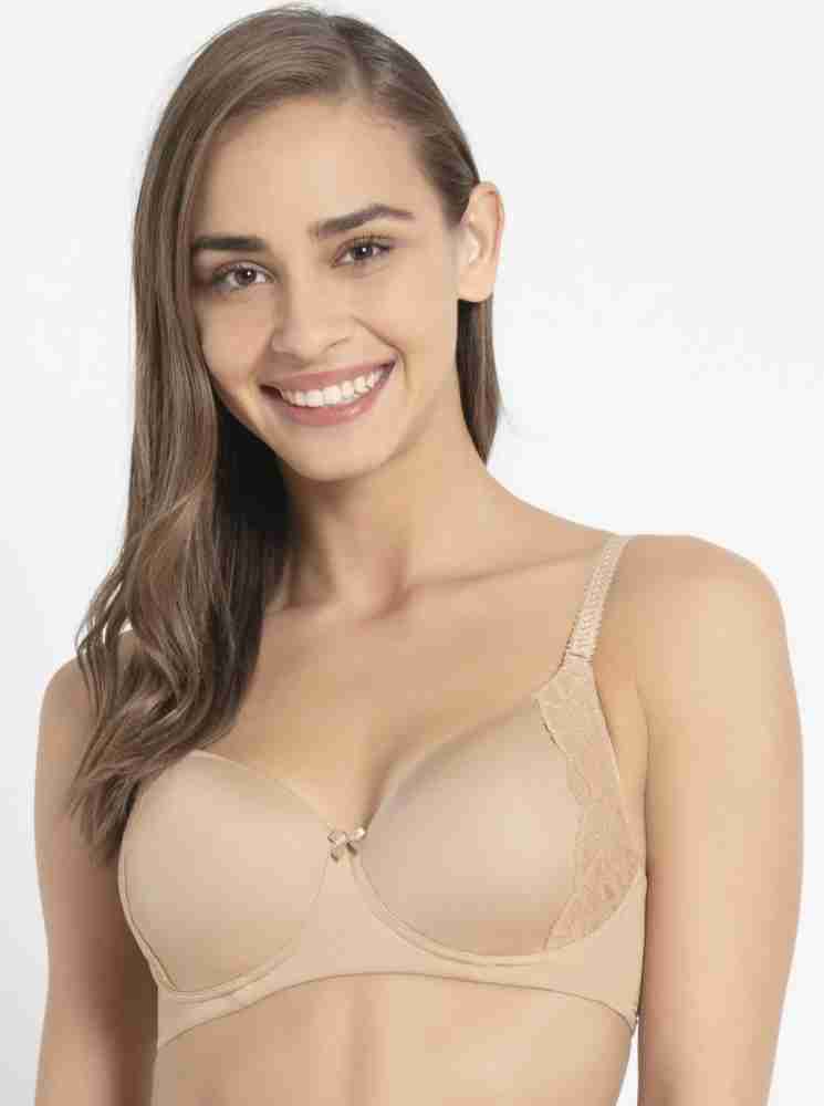 Jockey Women's Full Cup Bra, Color: Beige, Size: 36B : Buy Online