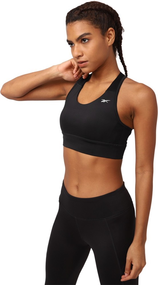 Reebok WOR Commercial Bra HI6887 TRAINING night black WORKOUT BRA - LIGHT  SUPPORT for Women Size M: Buy Online at Best Price in Egypt - Souq is now
