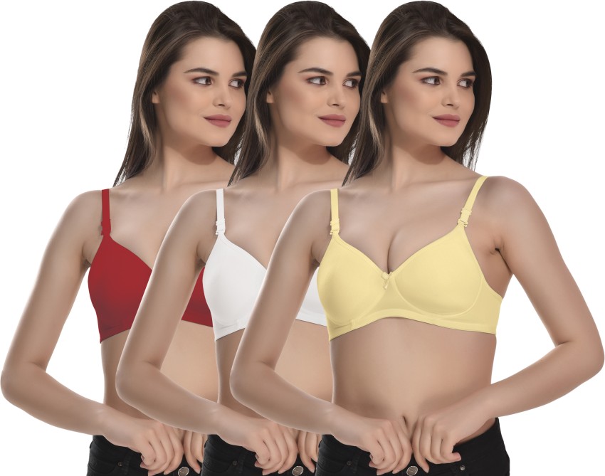 Buy online Alishan Non Padded Bra from lingerie for Women by