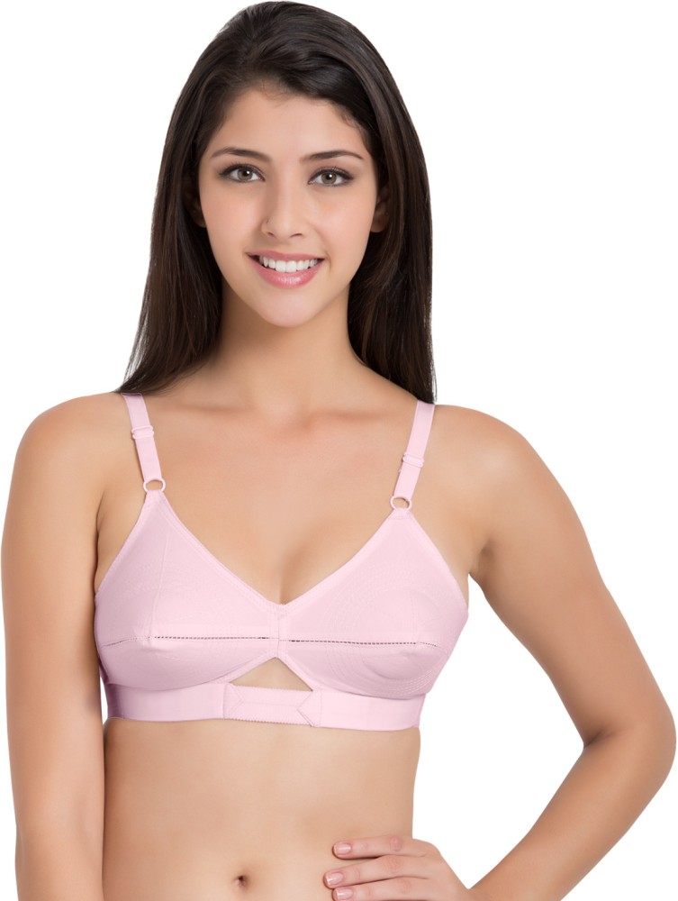 Women's Pure Cotton Non Padded Full Coverage Seamed Cup Stylish Bra For  Ladies Everyday