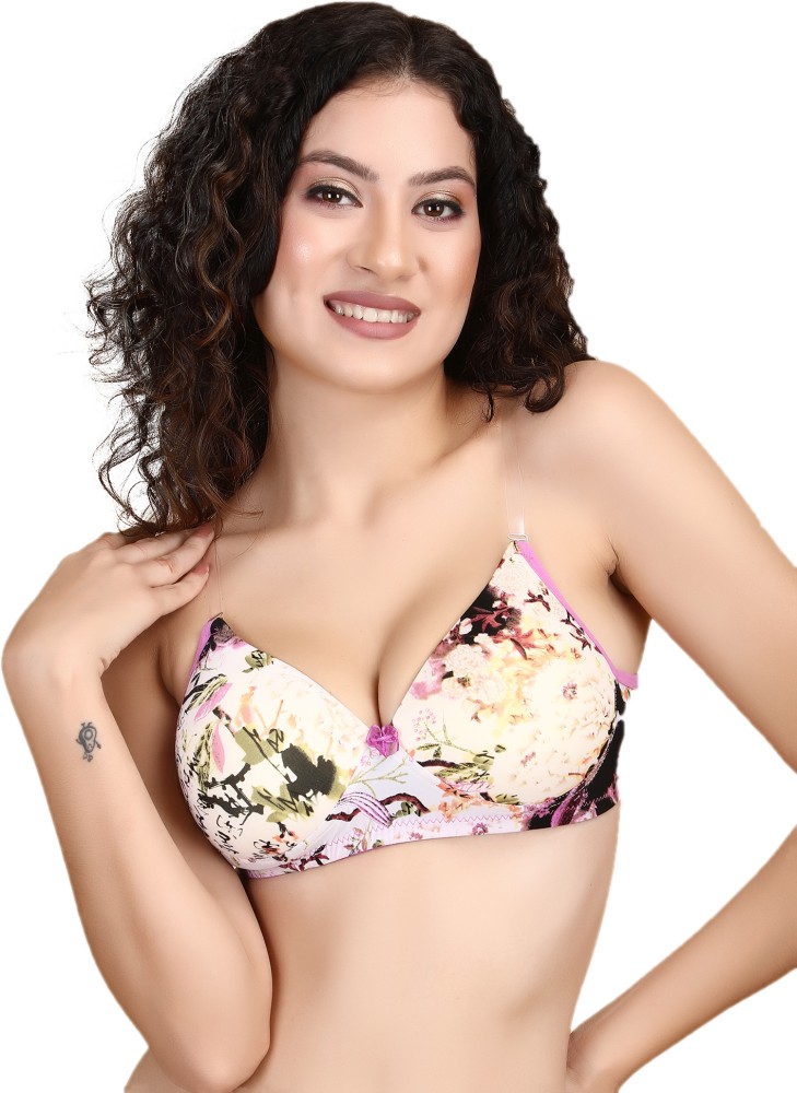 KLASSIK Printed Klassik Bra Women Everyday Lightly Padded Bra