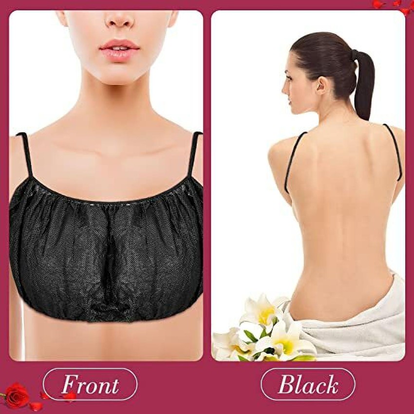 Buy 600 Black Disposable Bras for Spa S/M Backless