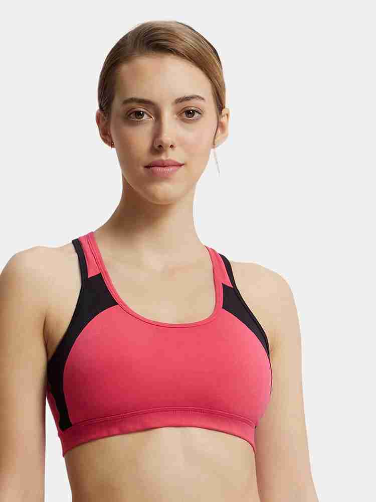 Jockey Women's Combed Cotton Bra with Stay Fresh and Moisture Move