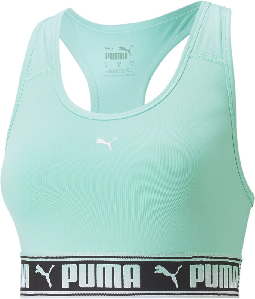 Puma Blue Sports Bra Size XL - 57% off