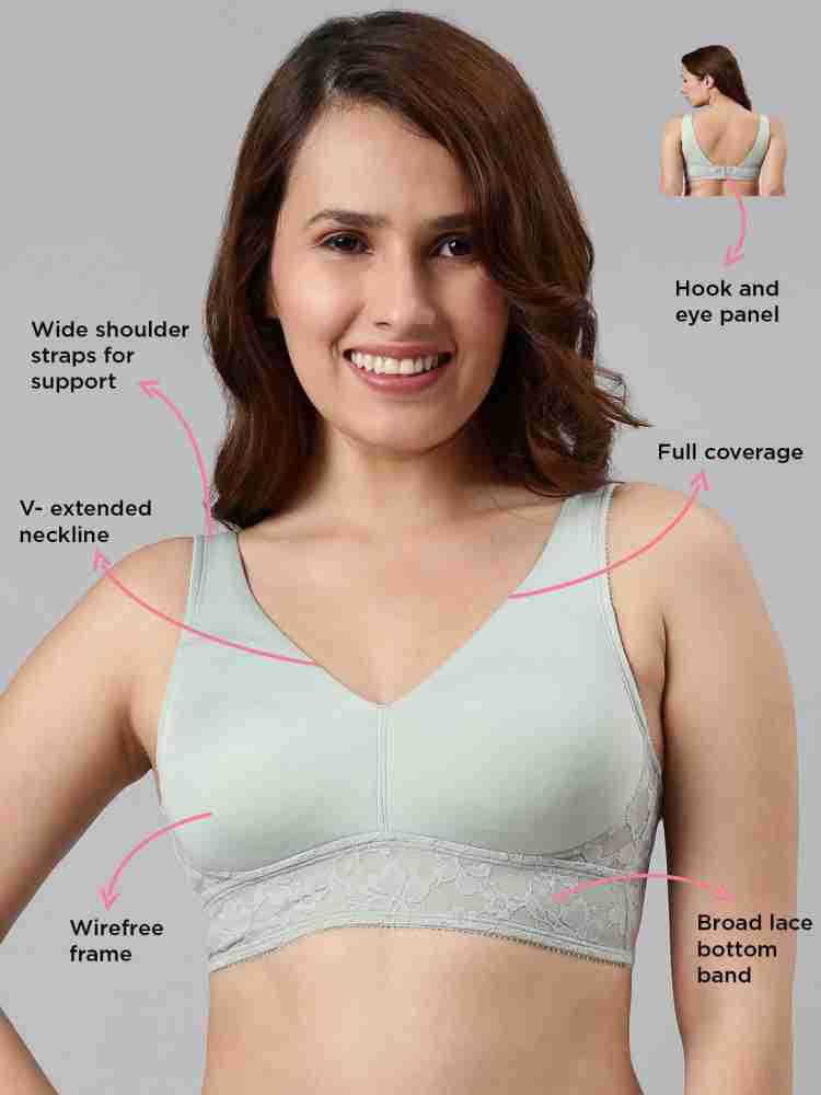 Enamor Women's Cotton Full Coverage Nursing Bra – Online Shopping site in  India
