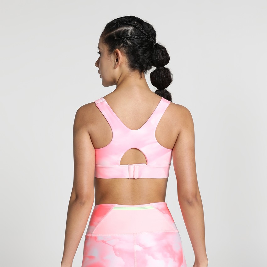 Buy Puma Run Ultra Form Women Tie & Dye Black Sports Bra Online