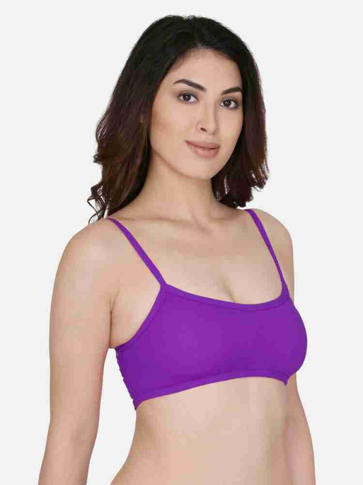 Buy online Purple Solid Regular Bra from lingerie for Women by Madam for  ₹479 at 31% off