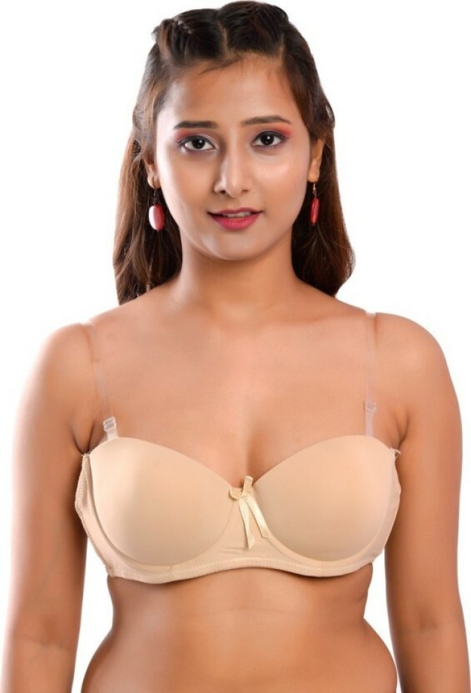 EYESOFPANTHER Transparent Backless & Straps Women Everyday Lightly Padded  Bra - Buy EYESOFPANTHER Transparent Backless & Straps Women Everyday Lightly  Padded Bra Online at Best Prices in India