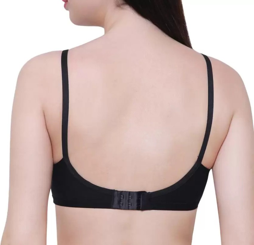 LX PRODUCTS lycra aster(pack of 1)Black Women Everyday Non Padded Bra