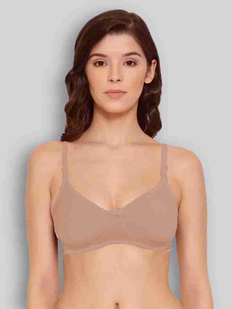 Buy Lyra Women's Cotton Non Wired Padded Bra Pink at