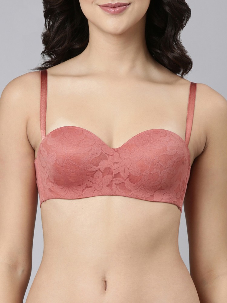 Enamor F074 Full Figure Strapless Women Balconette Lightly Padded Bra - Buy  Enamor F074 Full Figure Strapless Women Balconette Lightly Padded Bra Online  at Best Prices in India