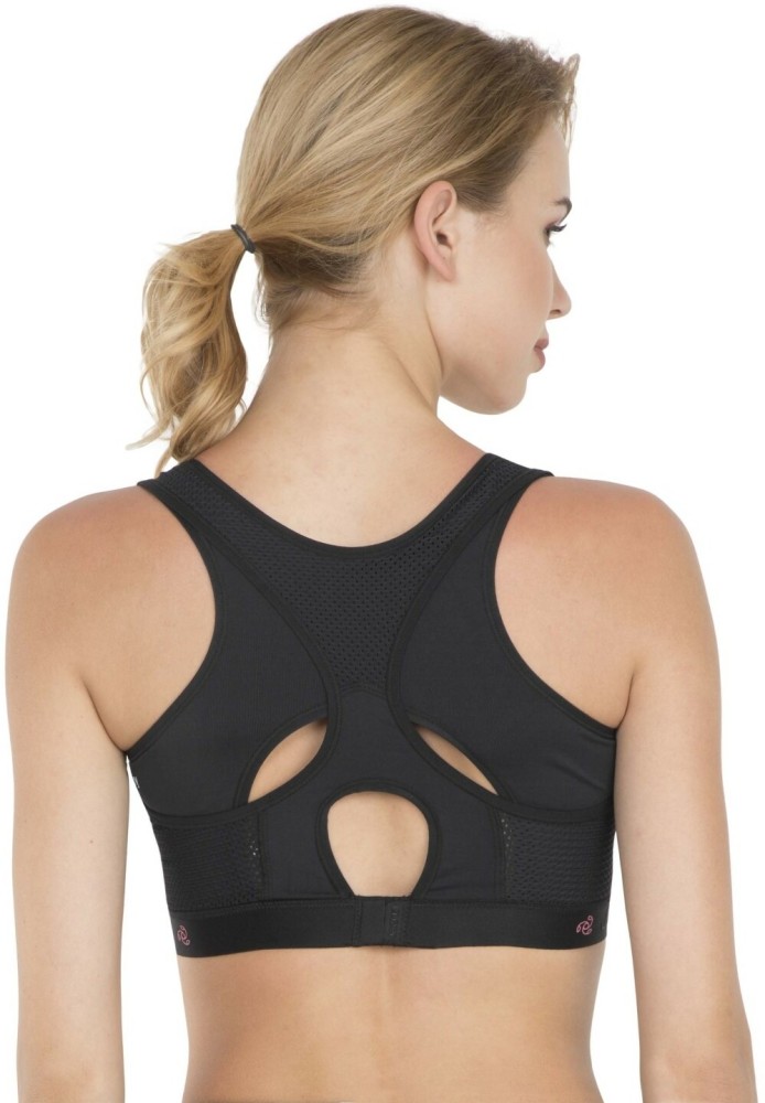 Buy mod & shy Black Removable Padded Sports Bra for Women Online
