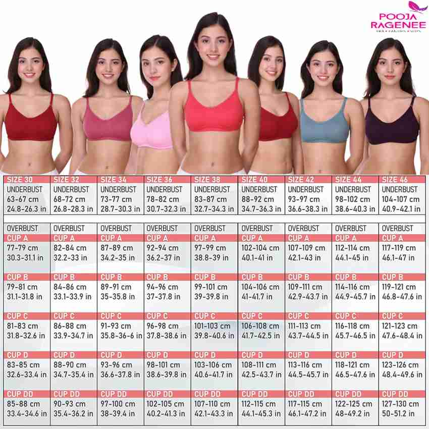 Buy online Peach Cotton Blend Sports Bra from lingerie for Women by Pooja  Ragenee for ₹142 at 25% off