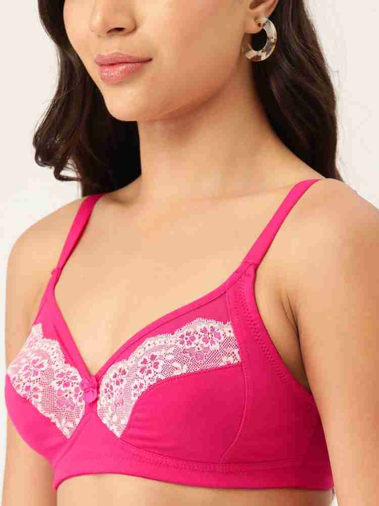 DressBerry Pink Solid Non-Wired Non Padded Everyday Bra DB-G711-BRA-003B