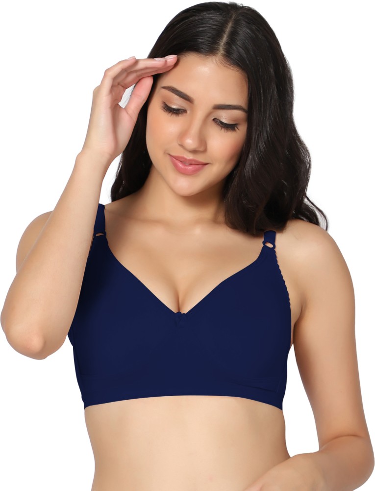 Buy In Care LINGERIE Solid Color Full-Coverage T-Shirt Bra,Non Padded and  Non-Wired Seamless Cups,Regular Straps and Back Closure Online In India At  Discounted Prices