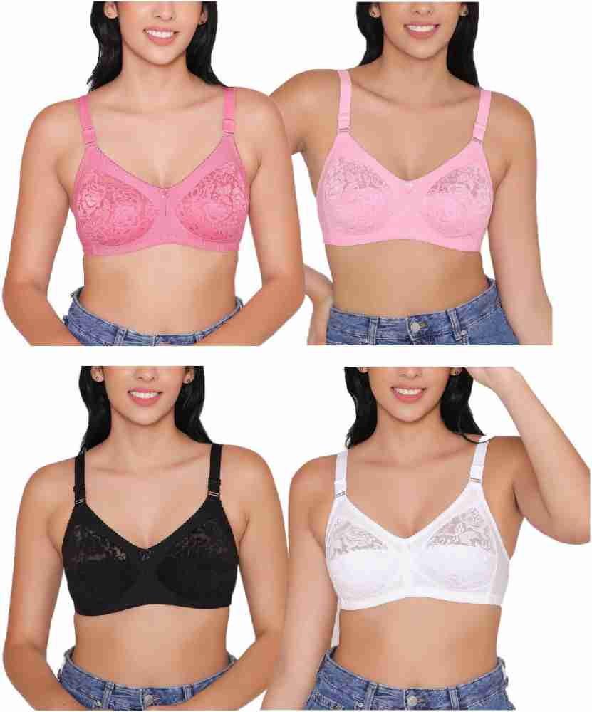 INKURV Women Full Coverage Non Padded Bra - Buy INKURV Women Full Coverage  Non Padded Bra Online at Best Prices in India