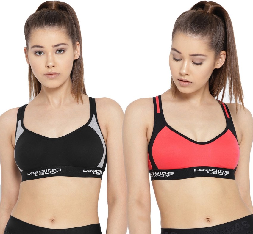 Buy Racer-Back Non-Wired Padded Sports Bra Online at Best Prices in India -  JioMart.
