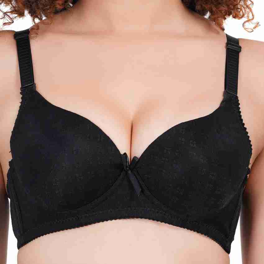 Poly Cotton Plain Black Women Front Closure Multiway Padded Push Up Bra,  Size: 32-38 at Rs 165/piece in Delhi